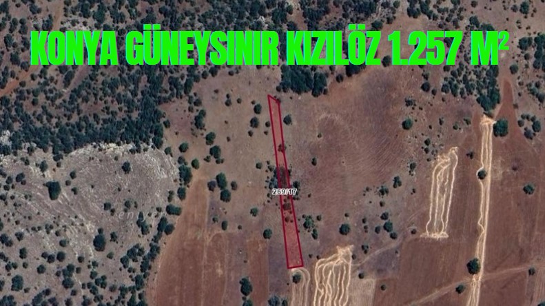 KONYA GÜNEYSINIR KIZILÖZ KÖYÜNDE 1.257M² TARLAMIZ SATILIKTIR. - KONYA GÜNEYSINIR fotoğraf 20